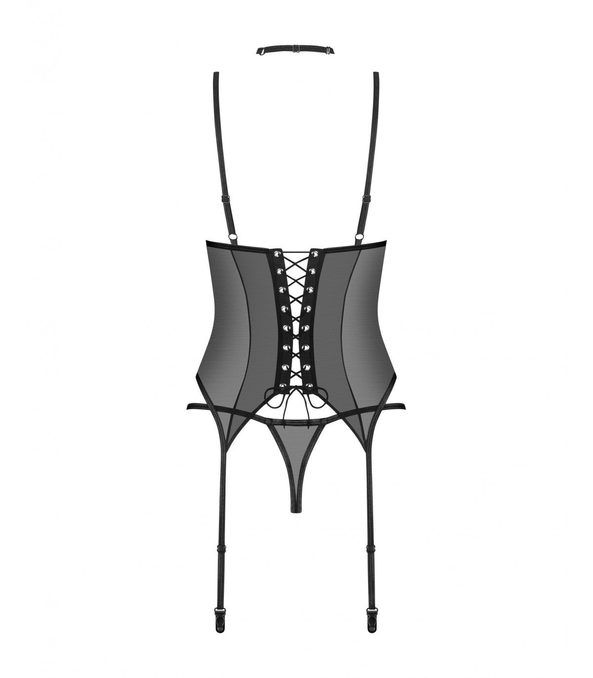 DONARELLA CORSET & THONG XL/2XL