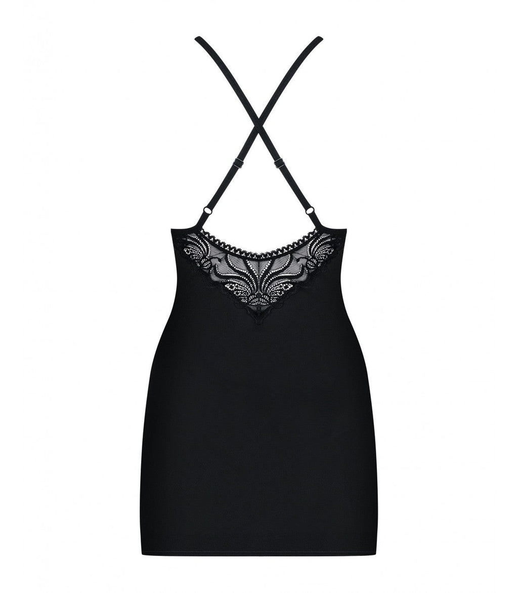 828-CHE-1 CHEMISE & THONG L/XL