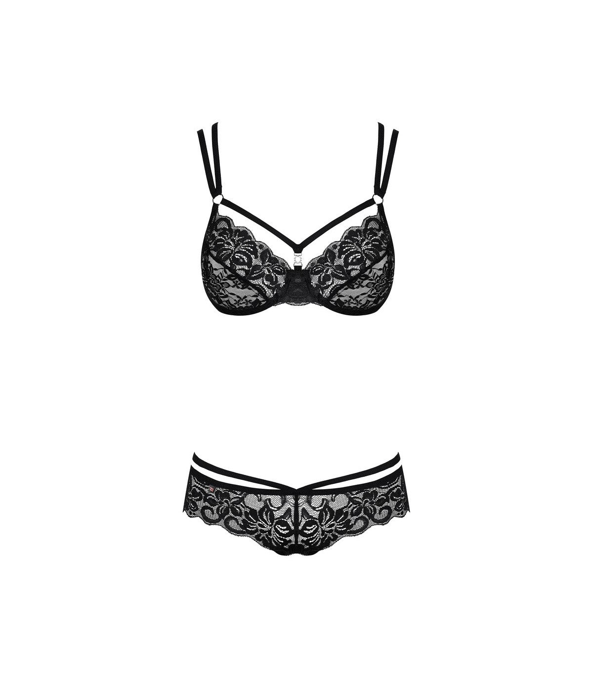 860-SET-1 SET 2 PEZZI NERO S/M