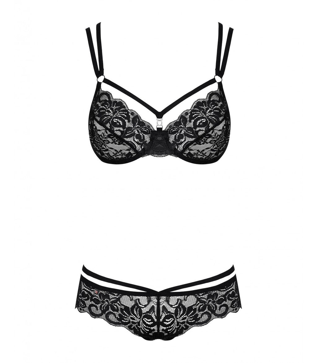 860-SET-1 SET 2 PEZZI NERO S/M