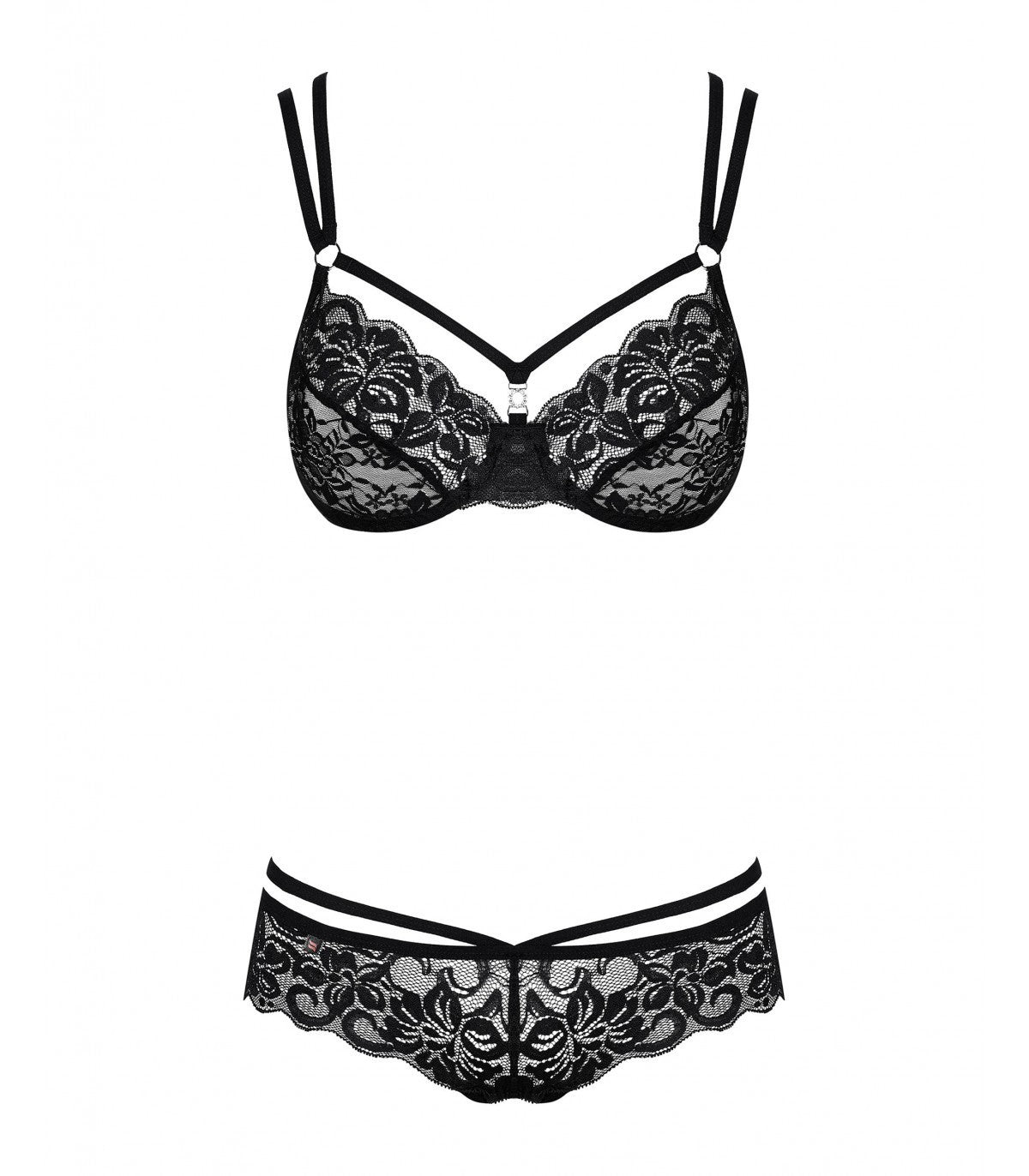 860-SET-1 SET 2 PEZZI NERO S/M