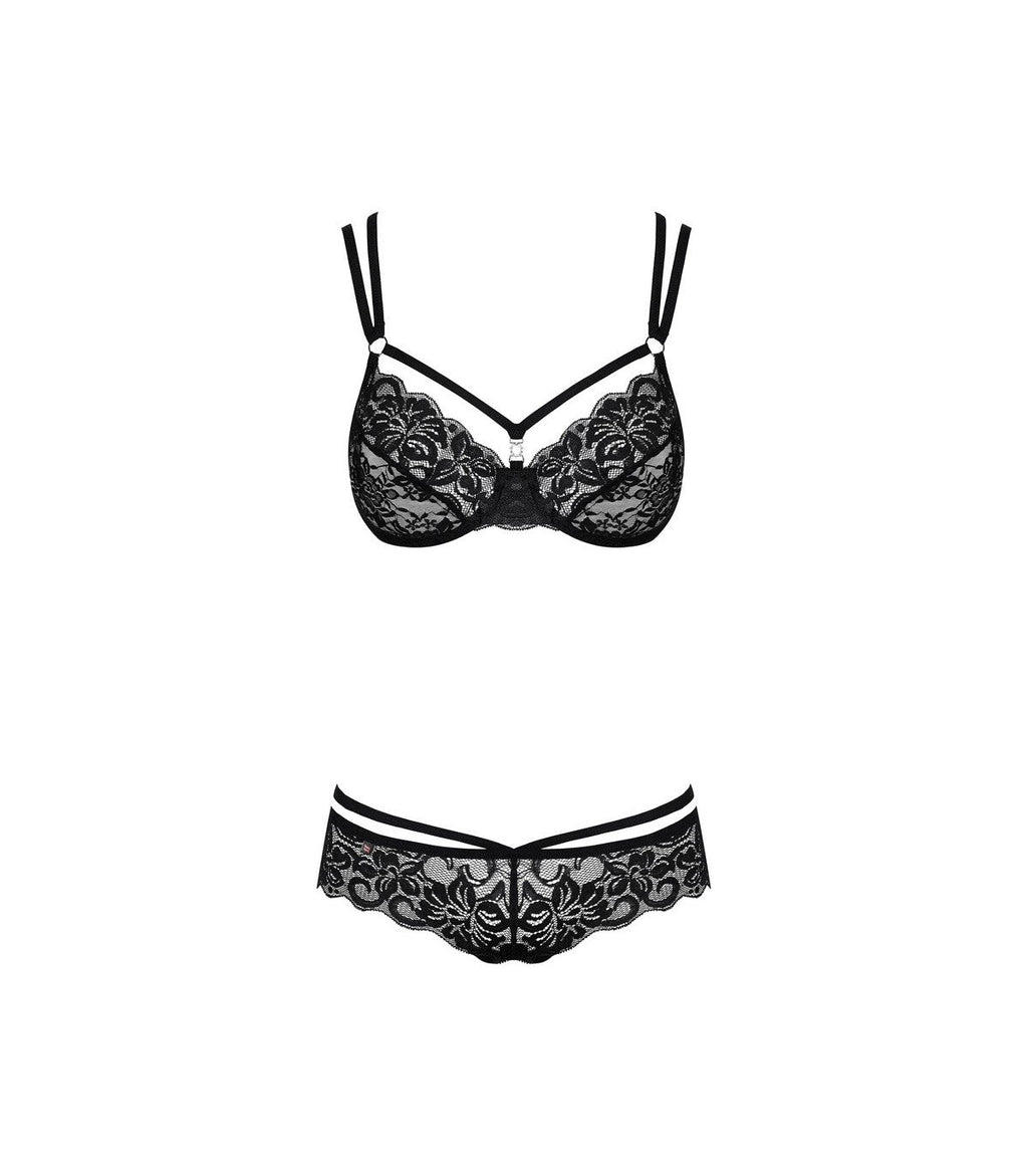 860-SET-1 SET 2 PEZZI NERO L/XL