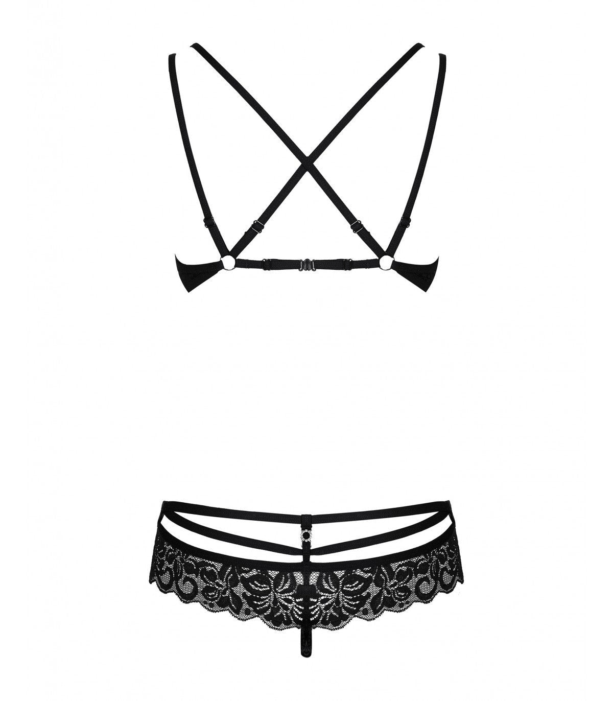 860-SET-1 SET 2 PEZZI NERO L/XL