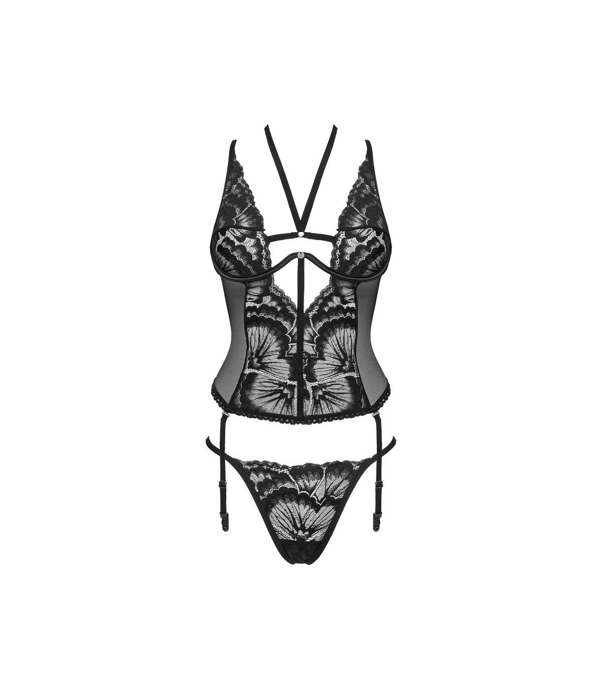 CORSETTO ALESSYA NERO M/L