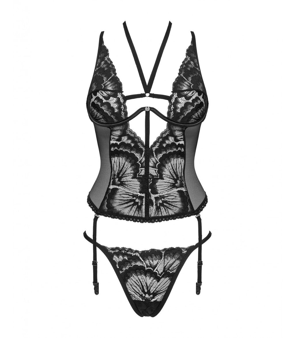 CORSETTO ALESSYA NERO M/L