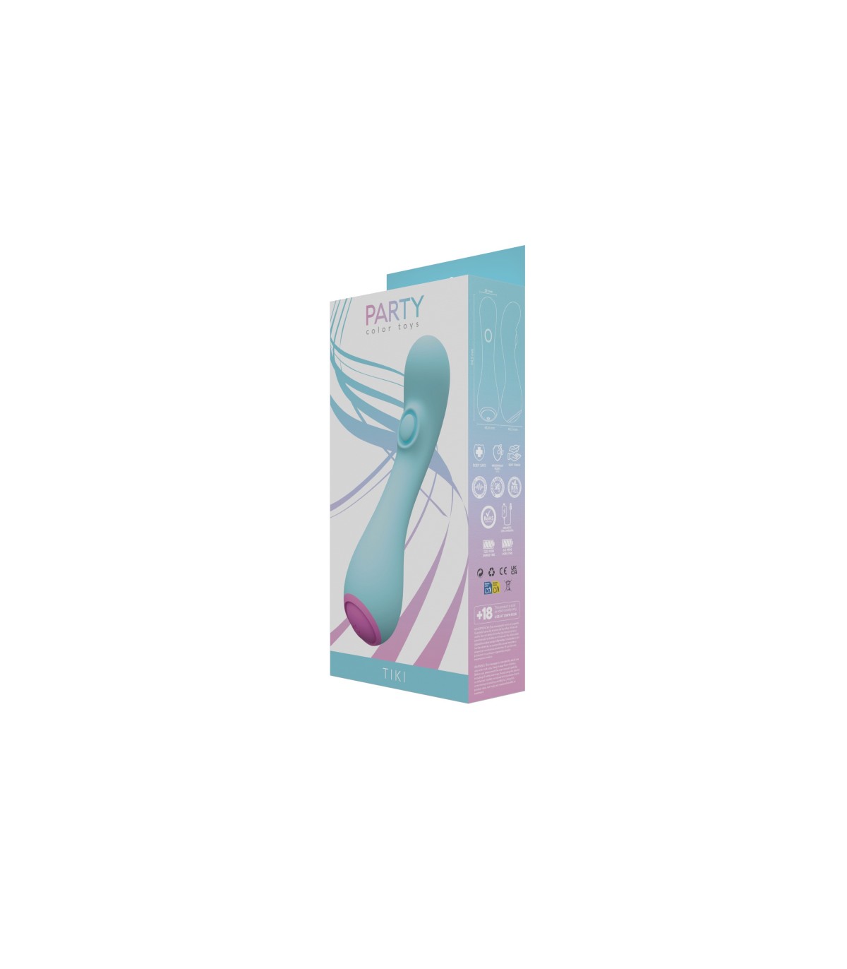 VIBRATORE TIKI BLU