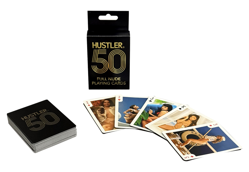 HUSTLER 50 CARTE DA GIOCO COMPLETAMENTE NUDE