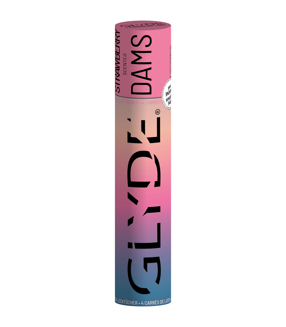 GLYDE DAMS BARRIERE IN LATTICE PER SESSO ORALE 4 UNITÀ FRAGOLA
