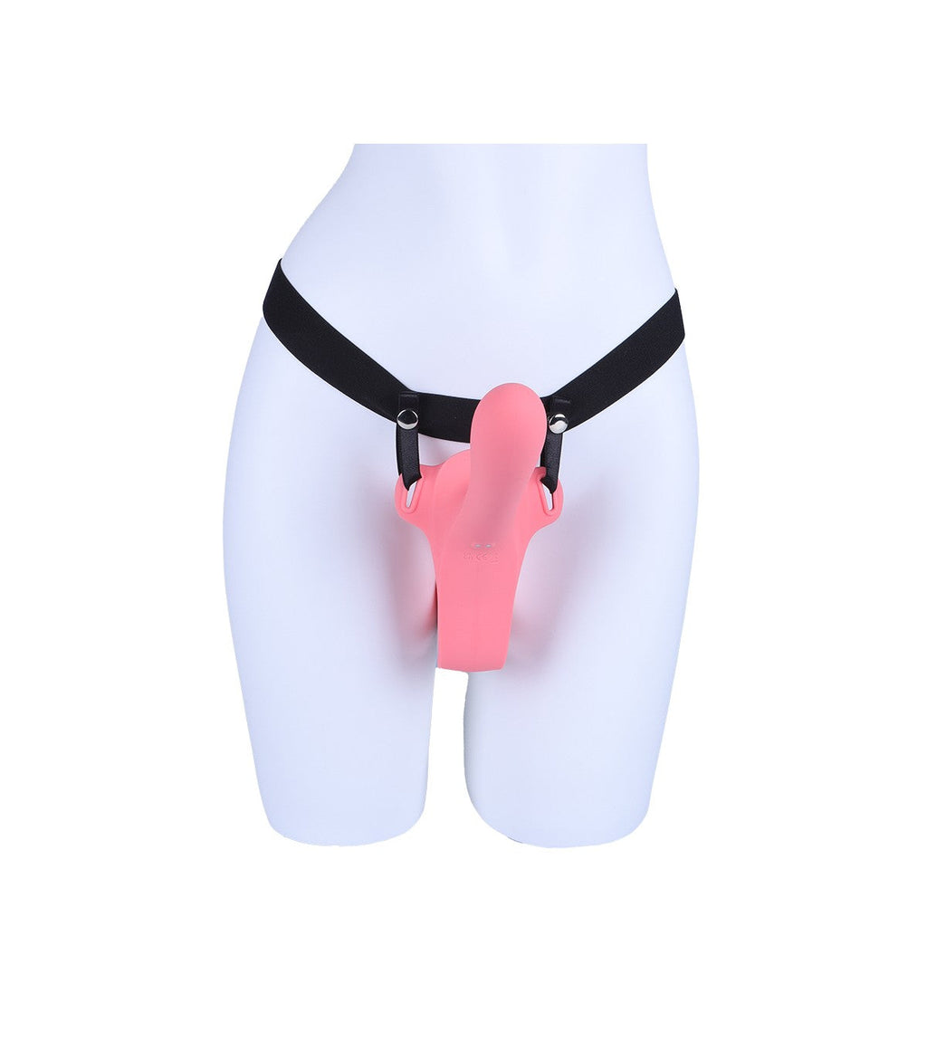 TWINY STRAP-ON DOPPIO IMBRACATURA VIBRANTE IN SILICONE LIQUIDO USB