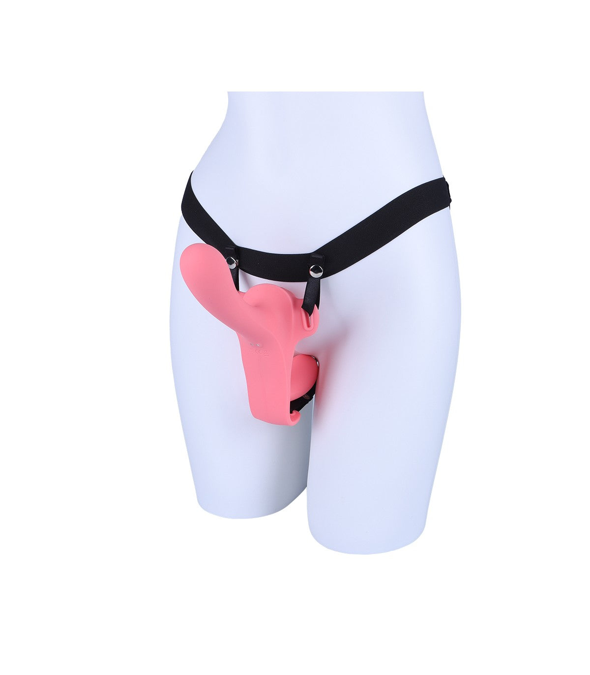 TWINY STRAP-ON DOPPIO IMBRACATURA VIBRANTE IN SILICONE LIQUIDO USB