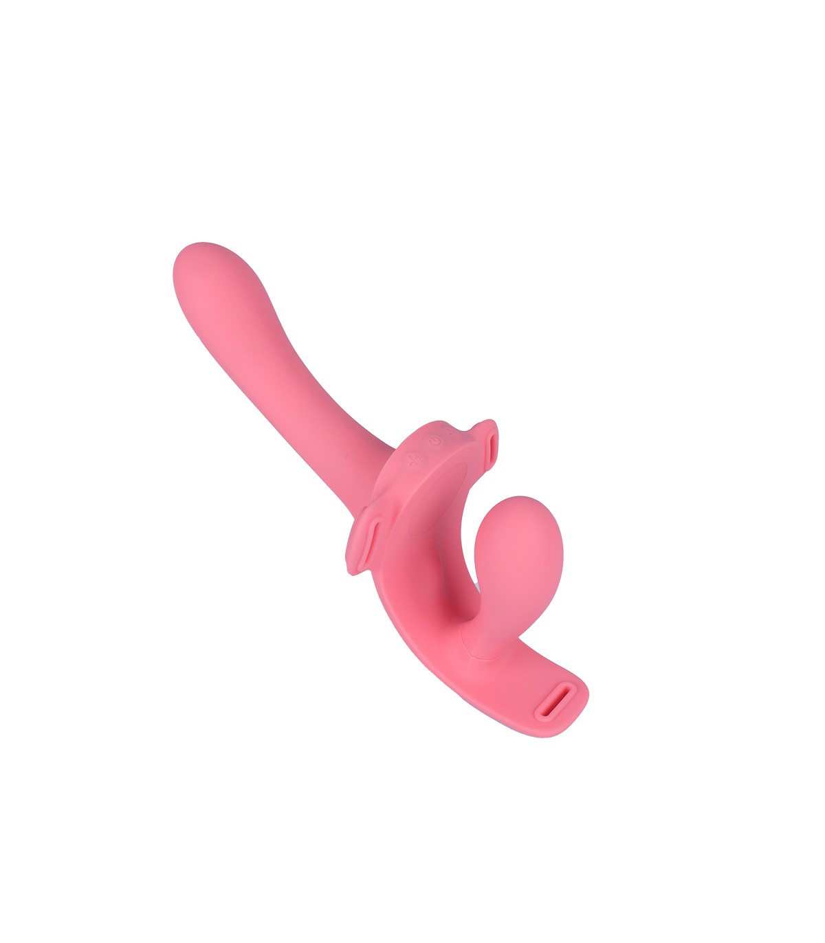 TWINY STRAP-ON DOPPIO IMBRACATURA VIBRANTE IN SILICONE LIQUIDO USB