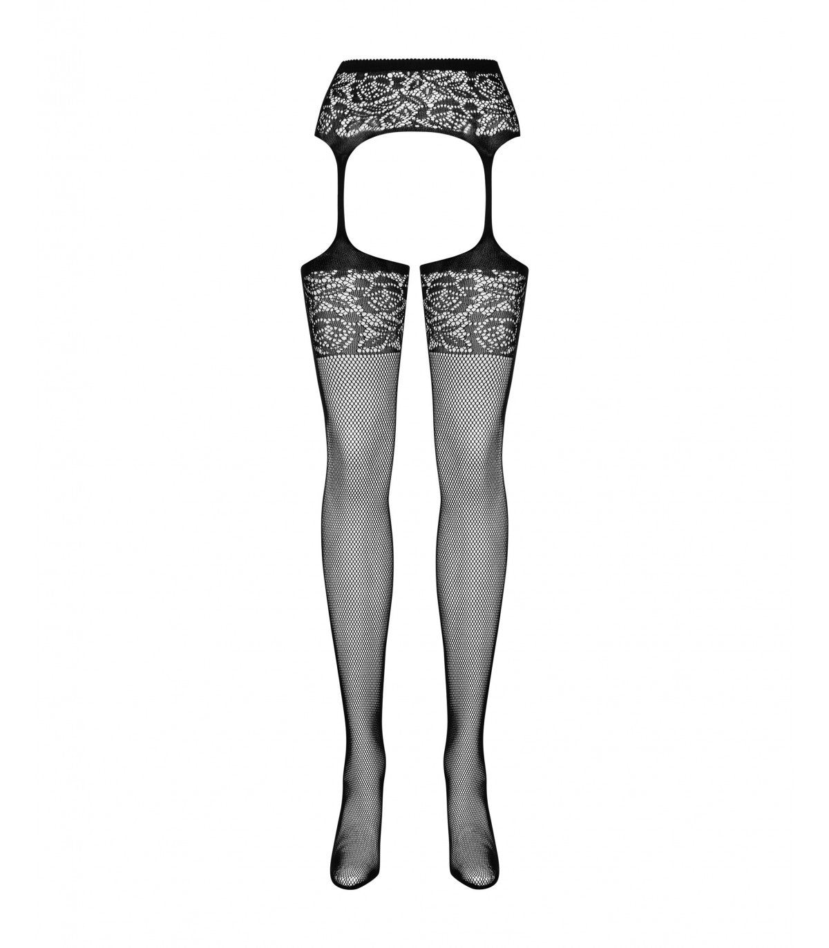 CALZE CON GIARRETTIERA S500 NERO S/M/L