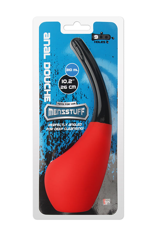 MENZSTUFF DOCCIA ANALE 9 FORI ROSSO/NERO