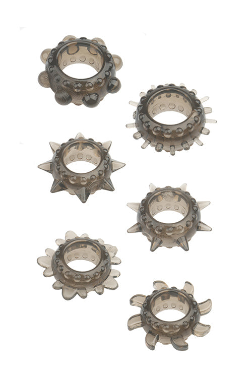 MENZSTUFF SET DI ANELLI ELASTICI 6 PEZZI