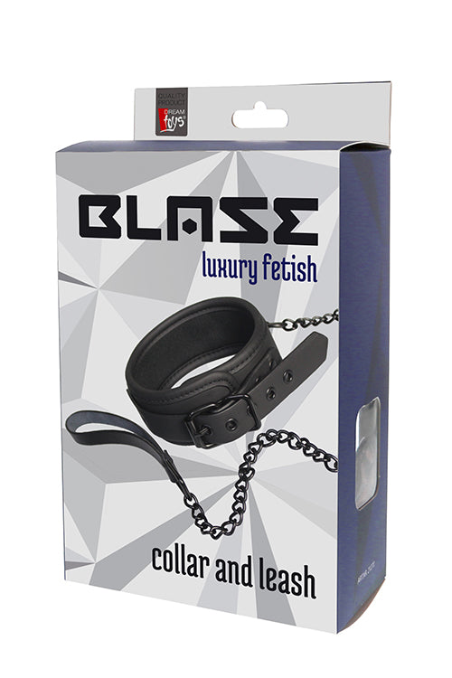 COLLARE E GUINZAGLIO BLAZE NERO