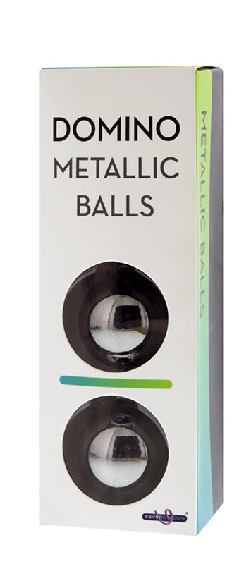 PALLINE METALLICHE DOMINO - ARGENTO