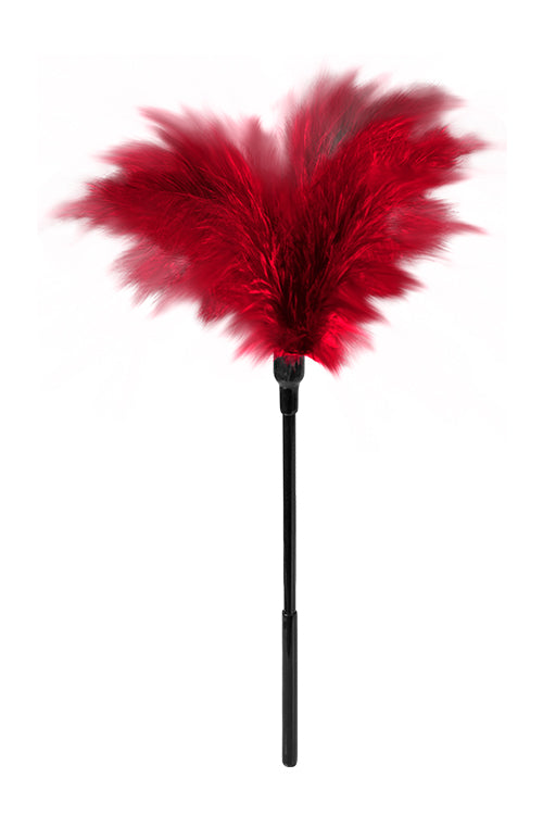 BLAZE SMALL FEATHER TICKLER ROSSO