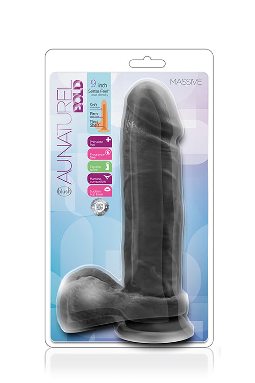 DILDO MASSICCIO AU NATUREL BOLD DA 9 POLLICI