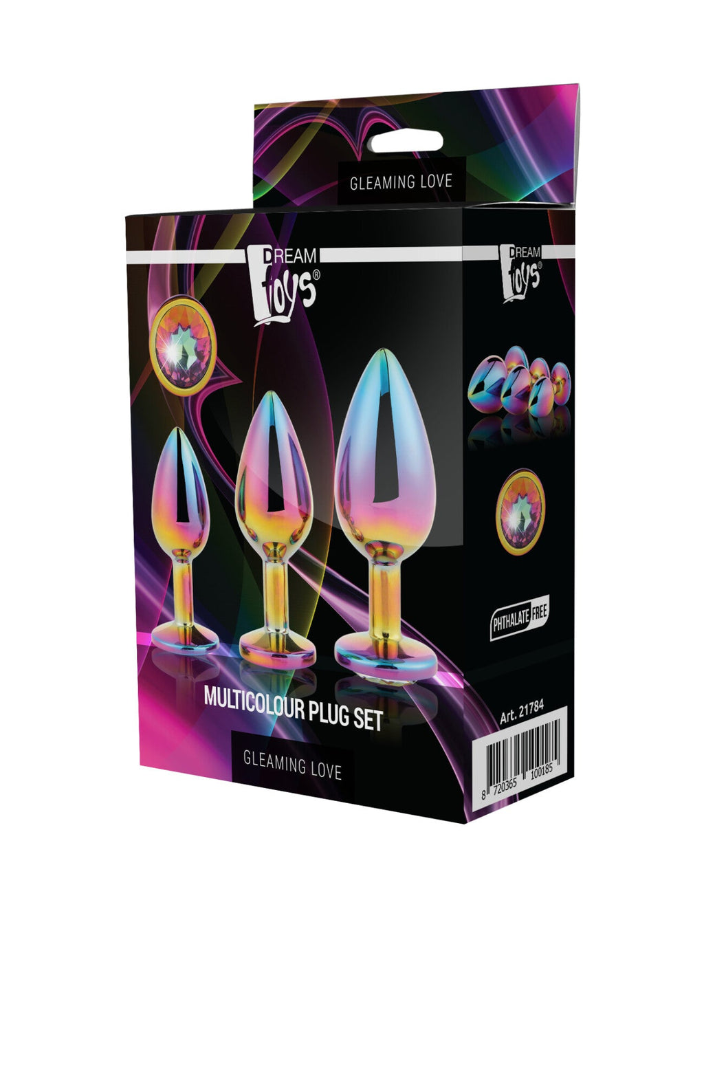 SET DI SPILLE MULTICOLORE GLEAMING LOVE