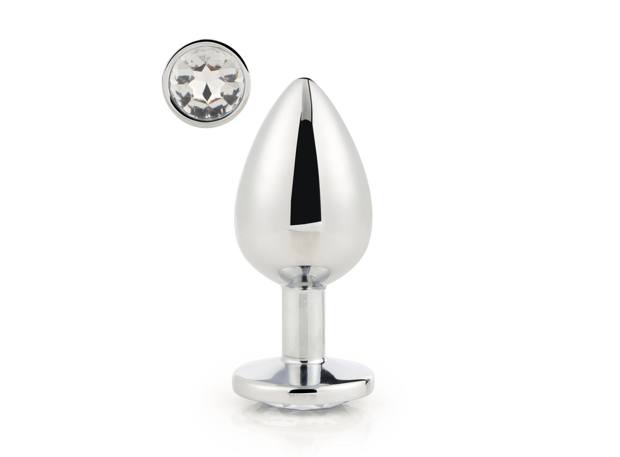 Tappo grande in argento scintillante