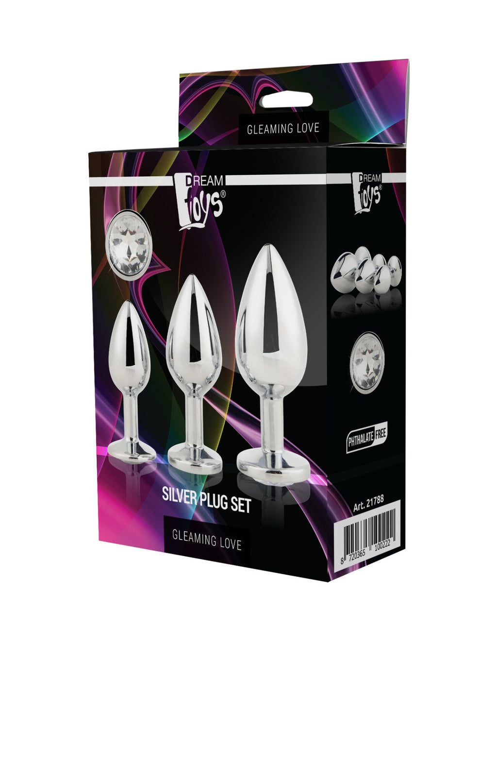 SET DI TAPPI IN ARGENTO GLEAMING LOVE